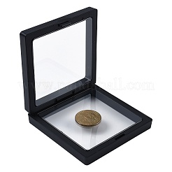 5 шт. квадратная прозрачная полиэтиленовая тонкая пленка подвесная коробка для ювелирных изделий CON-FS0001-19D