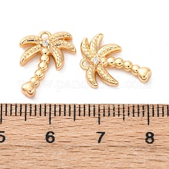 Подвески латунные горный хрусталь KK-E793-22G