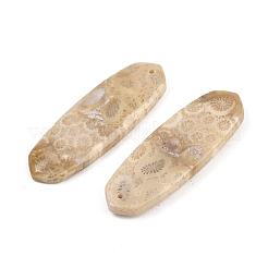 Colgantes naturales de coral fósil&nbsp;G-B187-01C-10