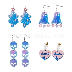 Хэллоуин тема силиконовые подвесные Молды DIY-Q030-05A