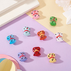 9шт 9 цвета бусины с эмалью лэмпворк ручной работы LAMP-TA0001-70