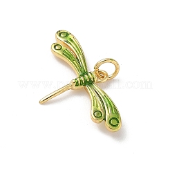 Подвески из латуни с эмалью в виде насекомых KK-B155-01C-02G