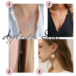 Подвески из нержавеющей стали в стиле 60шт. STAS-SC0003-93