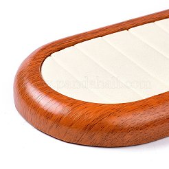Vassoio per anelli in legno di velluto alla moda&nbsp;ODIS-P008-09B