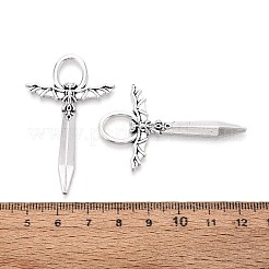 Gros pendentifs en alliage de style tibétain&nbsp;TIBE-N016-02AS