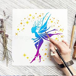 Modelli di stencil per pittura da disegno riutilizzabili in plastica&nbsp;DIY-WH0172-929