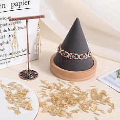 100 г непрозрачных цветных стеклянных круглых бусин SEED-SC0001-39C