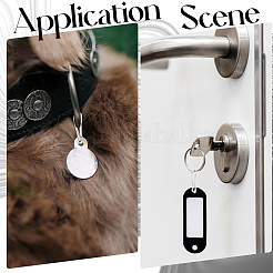 50 шт. 304 нержавеющая сталь защелкивающийся брелок застежка фурнитура&nbsp;STAS-SP0001-98