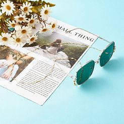 Цепочки для очков ручной работы из латуни AJEW-EH00365