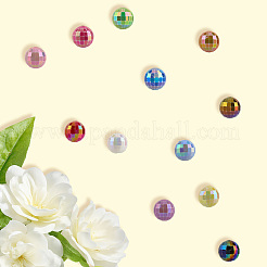 60cs 12 цвета УФ-покрытие радужные переливающиеся акриловые бусины PACR-PA0001-11