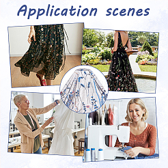 Ткань из полиэстера и органзы&nbsp;OCOR-BC0005-51B