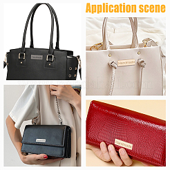 18 комплект 3-х цветных декоративных застежек из цинкового сплава для сумок&nbsp;FIND-WR0008-51