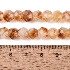 Fili di perle di citrino naturale riscaldate&nbsp;G-Q608-26A-01
