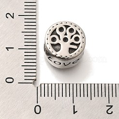 Европейские бусины из нержавеющей стали 304 STAS-G350-11AS