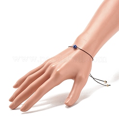 Set di braccialetti con cordoncino di perline rotonde in pietra mista naturale e sintetica a 7 pezzi&nbsp;BJEW-JB08015