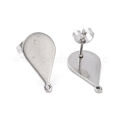 Фурнитура для сережек-гвоздиков из нержавеющей стали 201&nbsp;STAS-G277-04P