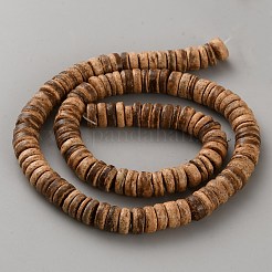 Chapelets de perles de noix de coco&nbsp;COCB-WH0003-01C-02