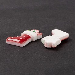 Weihnachtliche Cabochons aus undurchsichtigem Harz&nbsp;CRES-P022-04