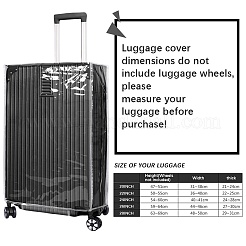 Прозрачный чехол для багажа из ПВХ&nbsp;AJEW-WH20080-52P