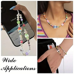 20 шт. эмалевые бусины из сплава светло-золотистого тона&nbsp;FIND-YW0010-21