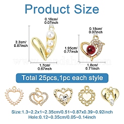 Подвески из сплава 25 шт.&nbsp;FIND-YW0006-12