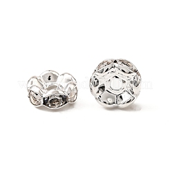 Латунные бусины разделители для поставки стразов RB-A014-L8mm-01S-NF