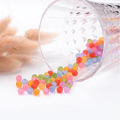 Прозрачные матовые акриловые бусины&nbsp;X-PL723M