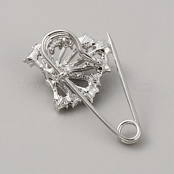 Брошь в виде павлина со стразами&nbsp;JEWB-WH0030-26P