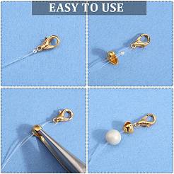 200 шт. 2-х цветные латунные крышки для обжимных бусин KK-SP0001-88