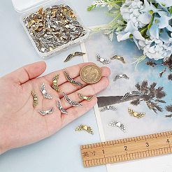 128шт 8 стиля бусины из сплава в тибетском стиле&nbsp;TIBEB-FG0001-02