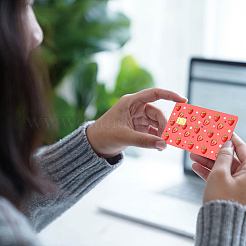 ПВХ пластиковые водонепроницаемые наклейки для карт&nbsp;DIY-WH0432-194