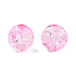 Прозрачных бусин акриловые треск CACR-N002-18B