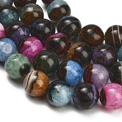 Chapelets de perles d'agate naturelle&nbsp;GG-L001-L02-03C