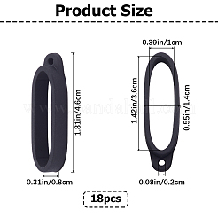 Силиконовый кулон 18 шт. SIL-GF0001-50