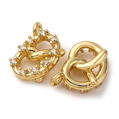 Латунные микро проложить кубического циркония подвески KK-P308-07G