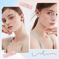 100 шт. 2 цвета фурнитура для сережек-гвоздиков из нержавеющей стали 304 STAS-SC0006-50