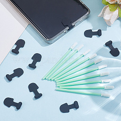 10 bouchon anti-poussière en silicone pour téléphone portable&nbsp;DIY-SC0033-83A