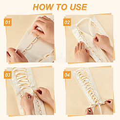 Замена молнии в свадебном платье&nbsp;AJEW-WH0348-97B-02