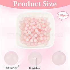 120 шт. Бусины из натурального розового кварца G-PA0001-04B