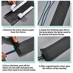 Липучка из нейлона и полиэстера&nbsp;OCOR-WH20050-019A