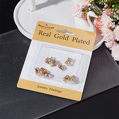 9 шт. 3-х стильная стойка с покрытием из латуни европейские бусины KK-BBC0009-15