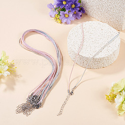 10 pièce de cordon en coton et métal pour la confection d'un collier&nbsp;NJEW-TAC0054