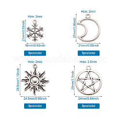 Сплавочные подвески тибетского стиля TIBEP-TA0004-02-RS