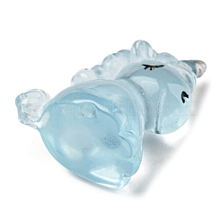 Светящийся орнамент в виде единорога из смолы CRES-M020-08C