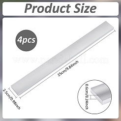 Láminas en blanco de aleación de aluminio anodizado&nbsp;DIY-WH0888-186A