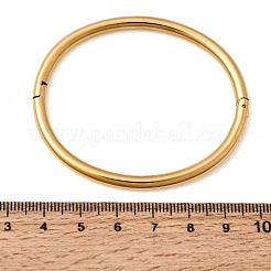 Klapparmreifen aus Edelstahl 304 und Zirkonia&nbsp;BJEW-H644-07G