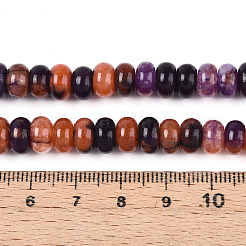 Нити натуральных бусин белого нефрита на тему Хэллоуина X-G-N350-01A-01