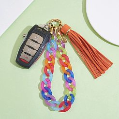 Llavero con eslabones de cadena&nbsp;HJEW-SW00014-07