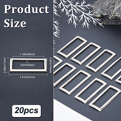 20 шт. пряжки из сплава DIY-GF0006-12D