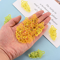 Осенняя тема прозрачные акриловые бусины TACR-S154-60B-916